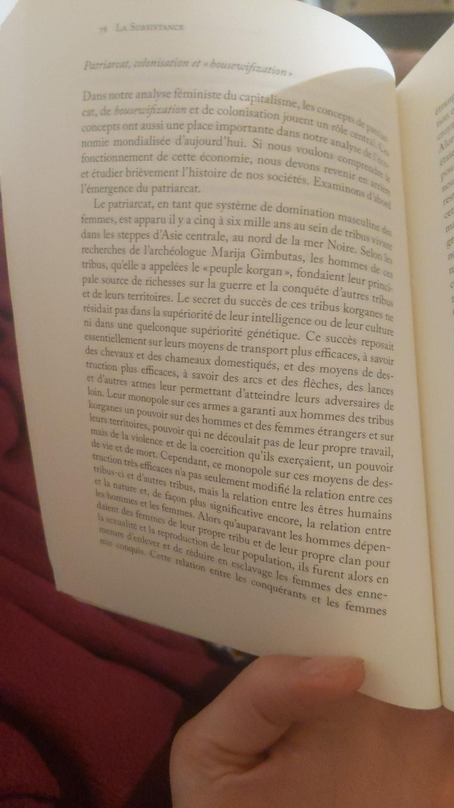 Page de gauche du livre