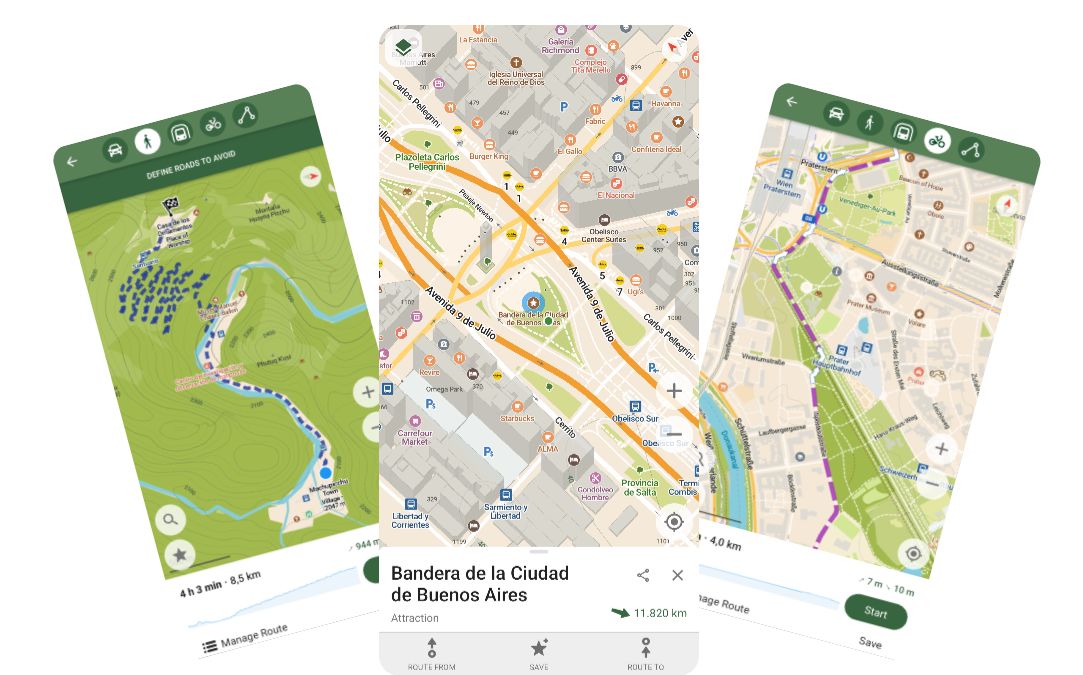 CoMaps app screenshots