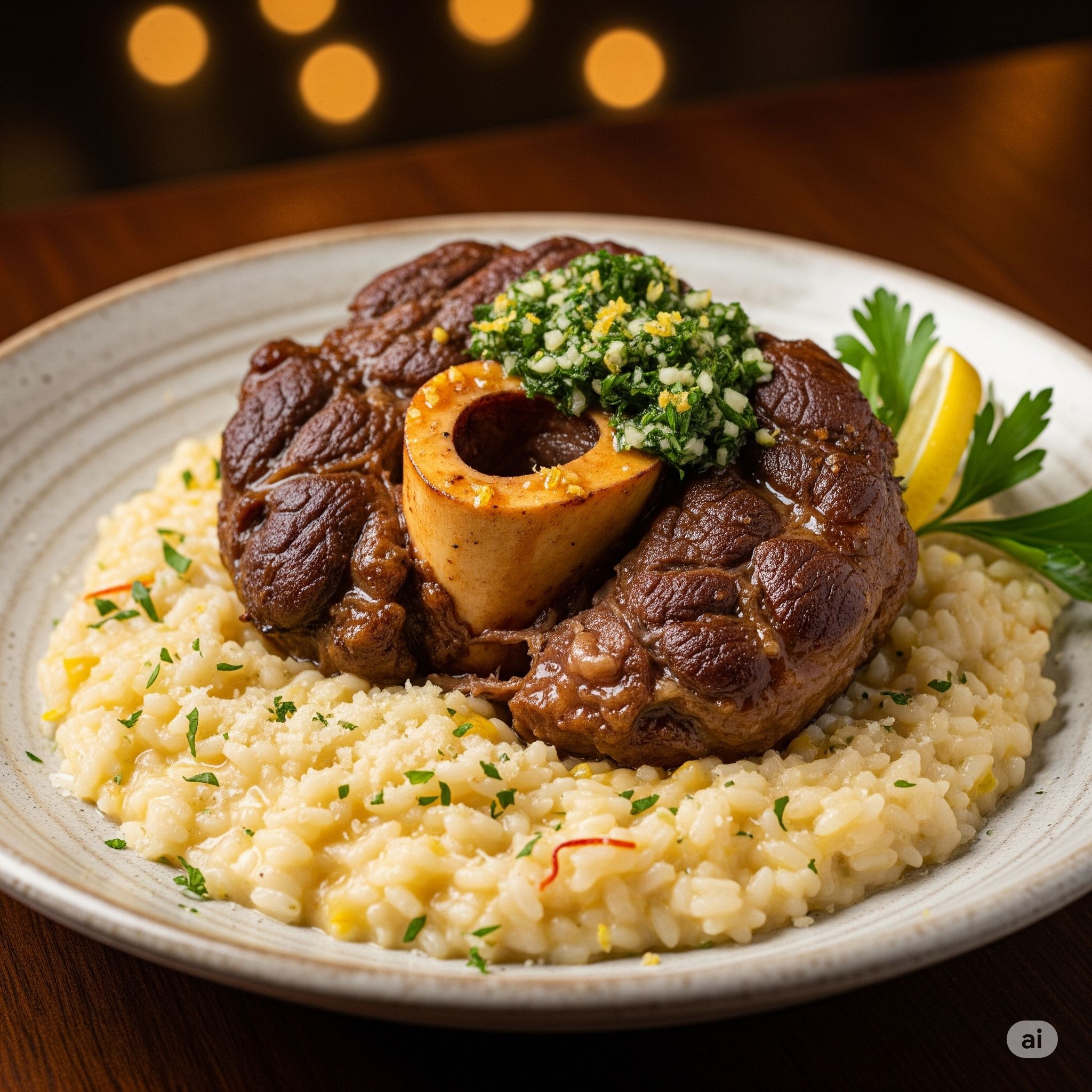 risotto con l'ossobuco