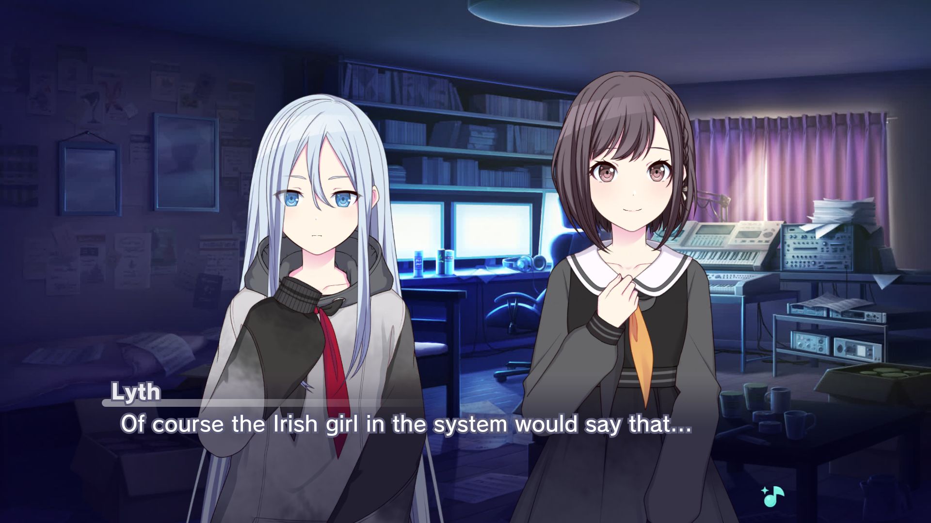 Lyth responds to Siobhán fangirling over RTÉ Raidió na Gaeltachta with "Of course the Irish girl in the system would say that..."