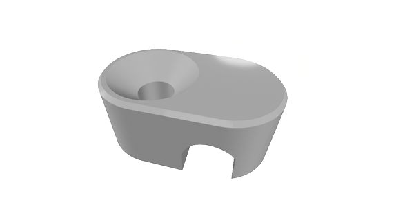 A little plastic clip model has a U-shaped hole to hold a cable, and a chamfered hole to take a pan-head drywall screw nicely.  Stresses are minimized so they don't all crack when you tighten the down, as some plastic clips can do. 