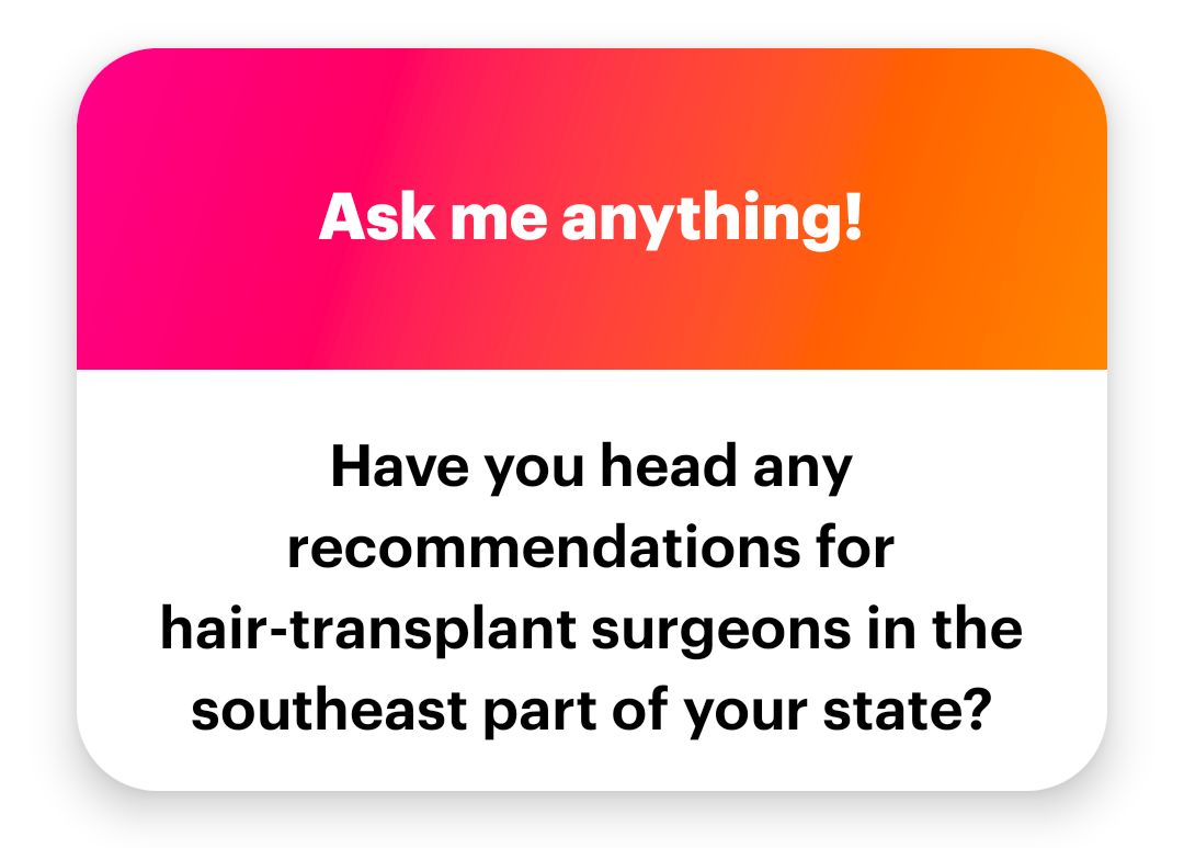 Recommendation for hair transplant doctors in SE Michigan? 