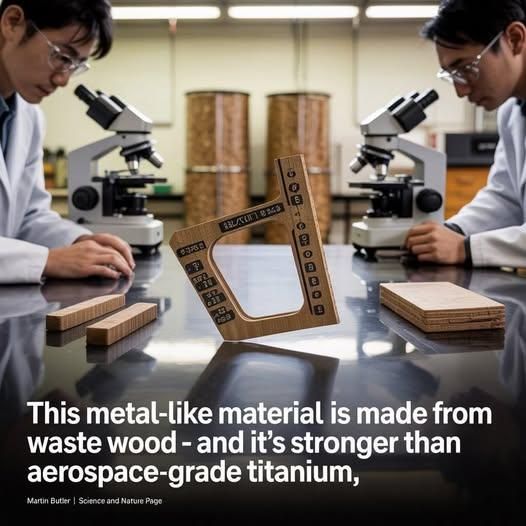 Japan just made a new metal from waste wood — and it’s stronger than titanium.