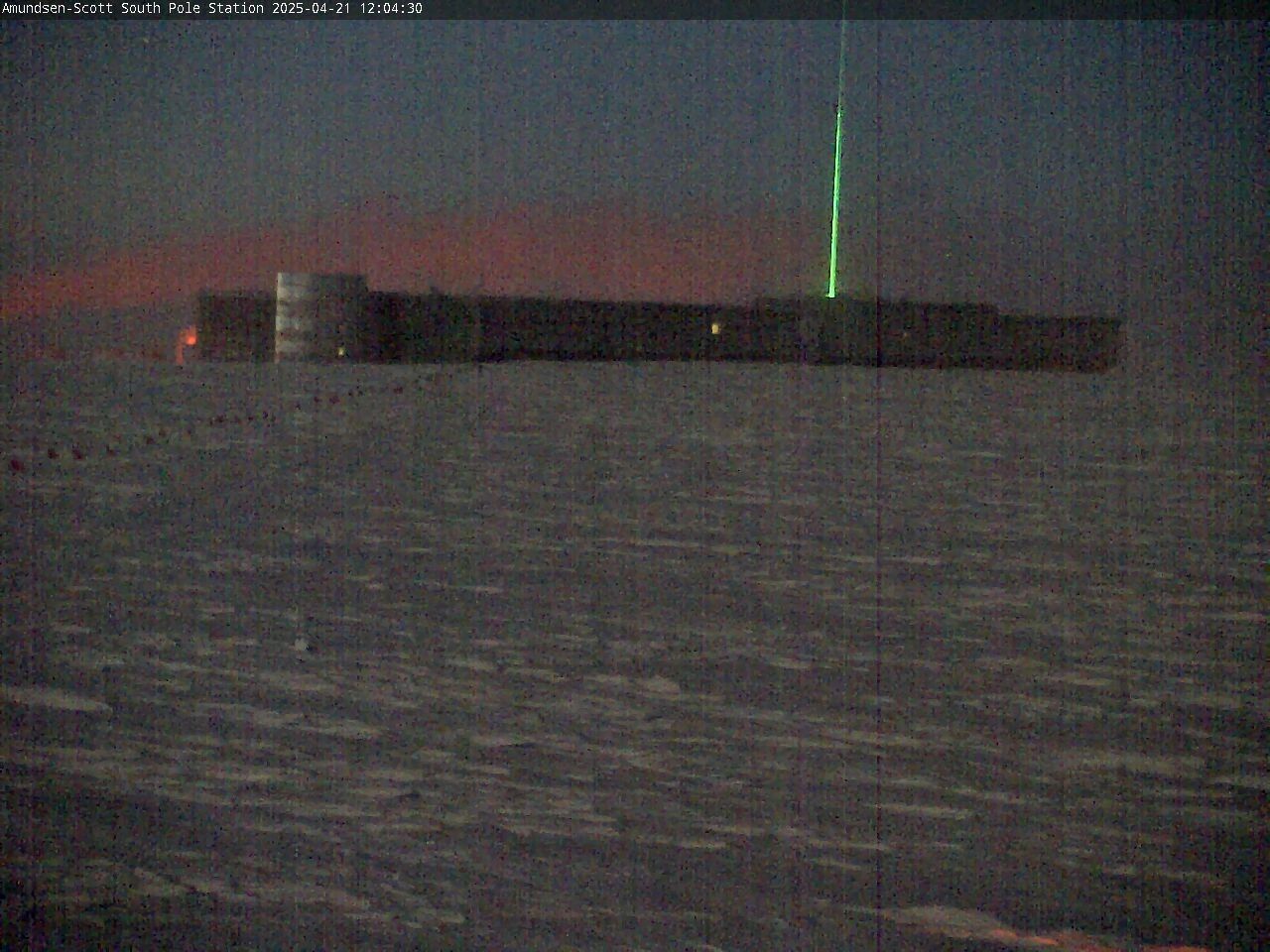 View from the Amundsen-Scott South Pole station.