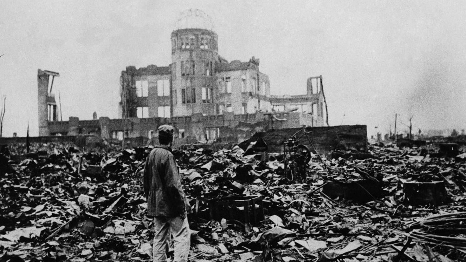 Atomic Bomb destruction at Hiroshima