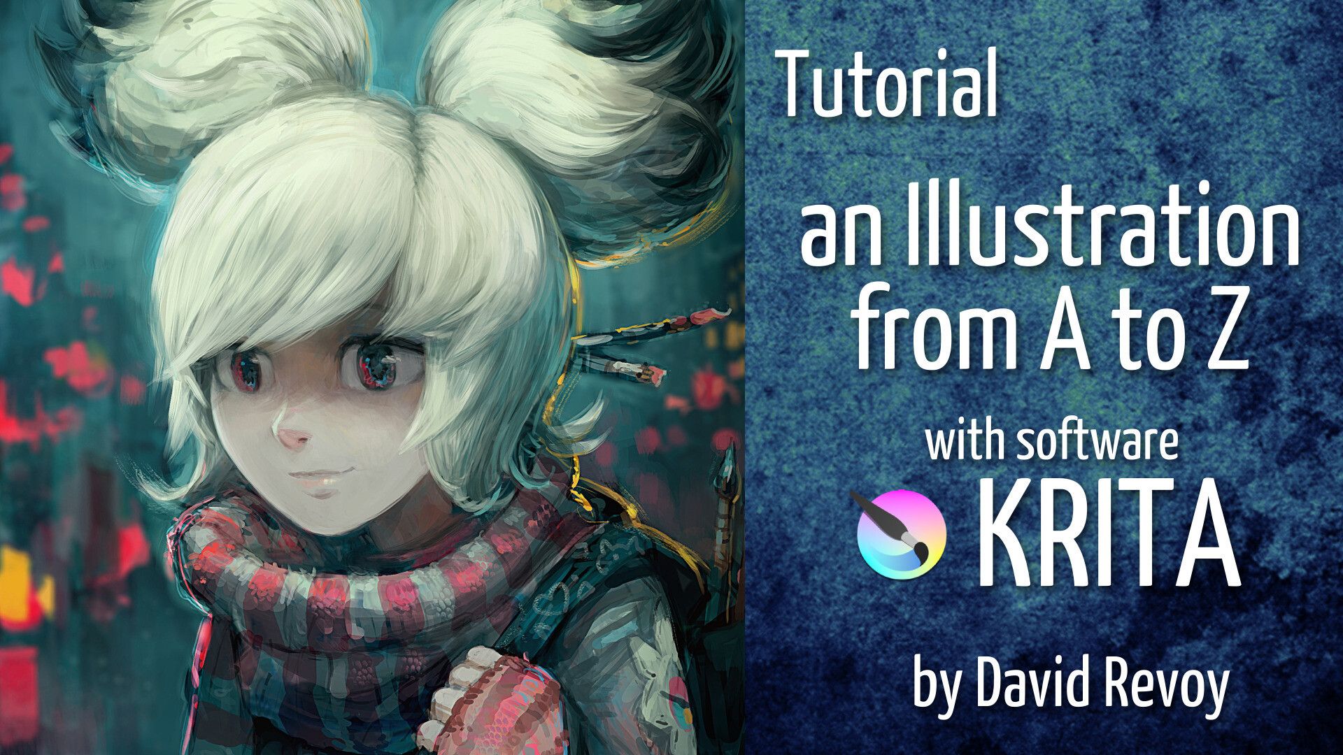 The video thumbnail, showing an artwork of Kiki with my style and the title on the right.