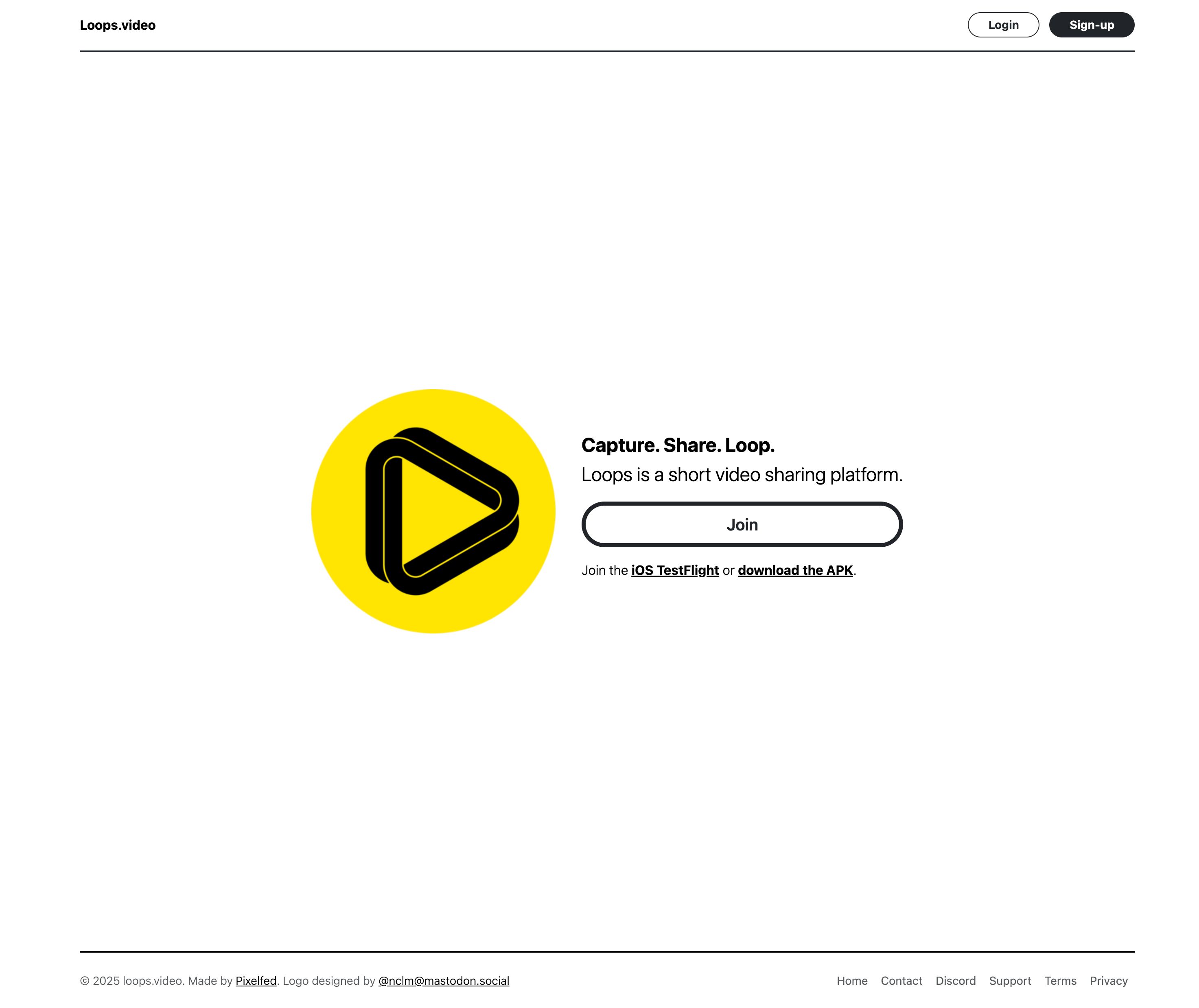 Loops.video circa Jan 2025