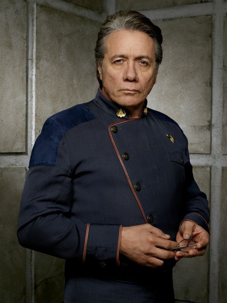 Photo of Edward James Olmos as William Adama in Battlestar Galactica