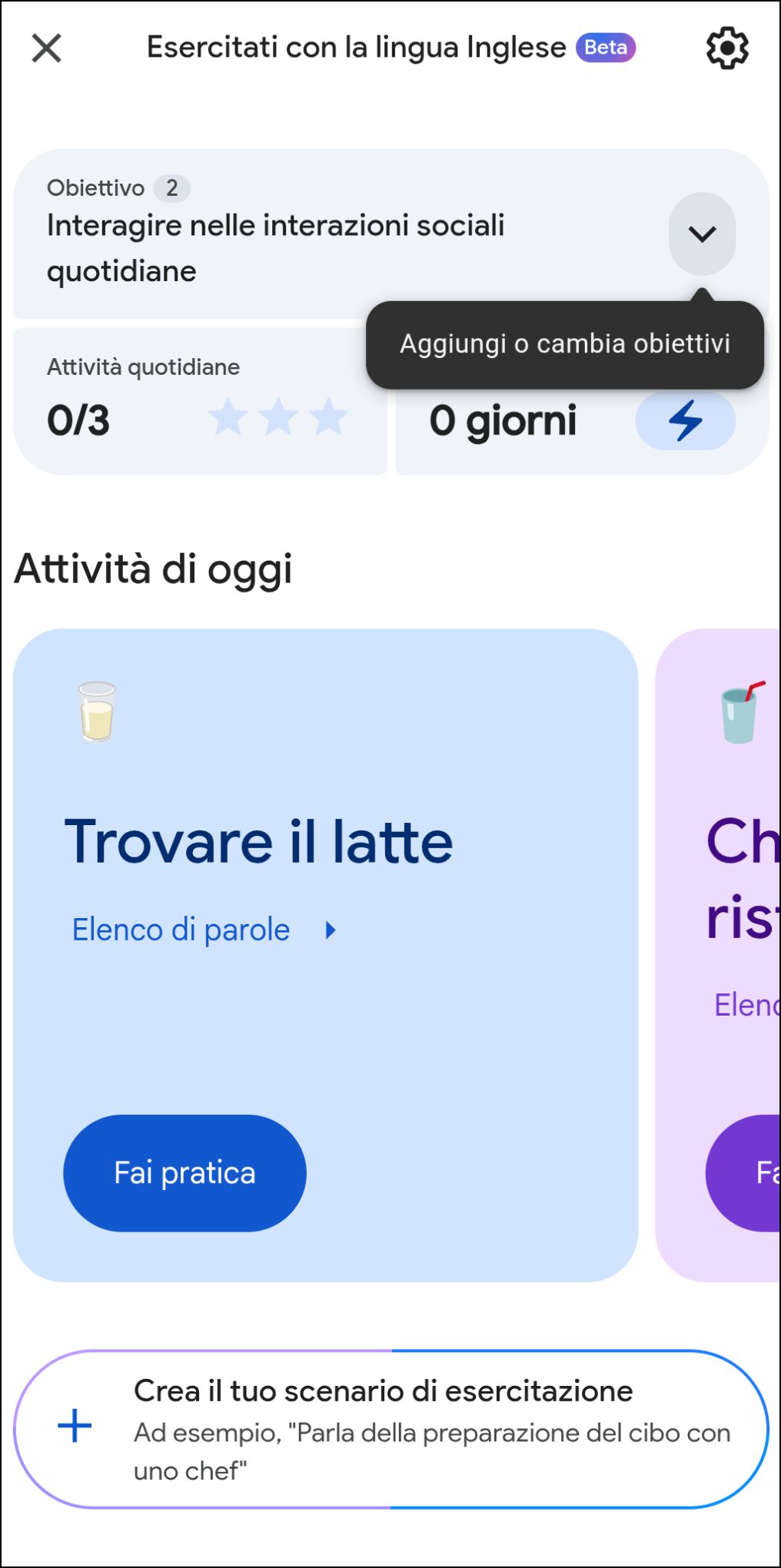 Programma di esercitazione in lingue straniere con Google Translate basato sull'intelligenza artificiale