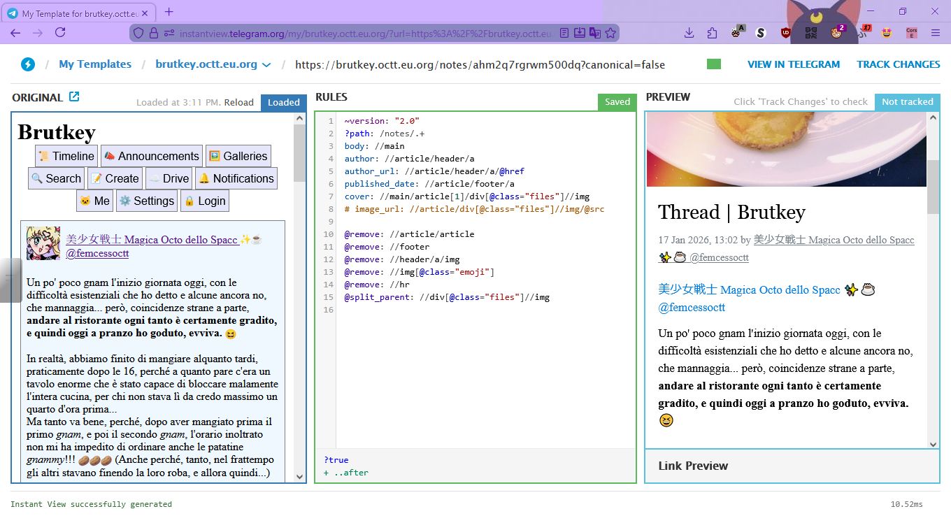 Schermata del sito di debugging della Instant View di Telegram, a https://instantview.telegram.org/my/brutkey.octt.eu.org/?url=https%3A%2F%2Fbrutkey.octt.eu.org%2Fnotes%2Fahm2q7rgrwm500dq%3Fcanonical%3Dfalse