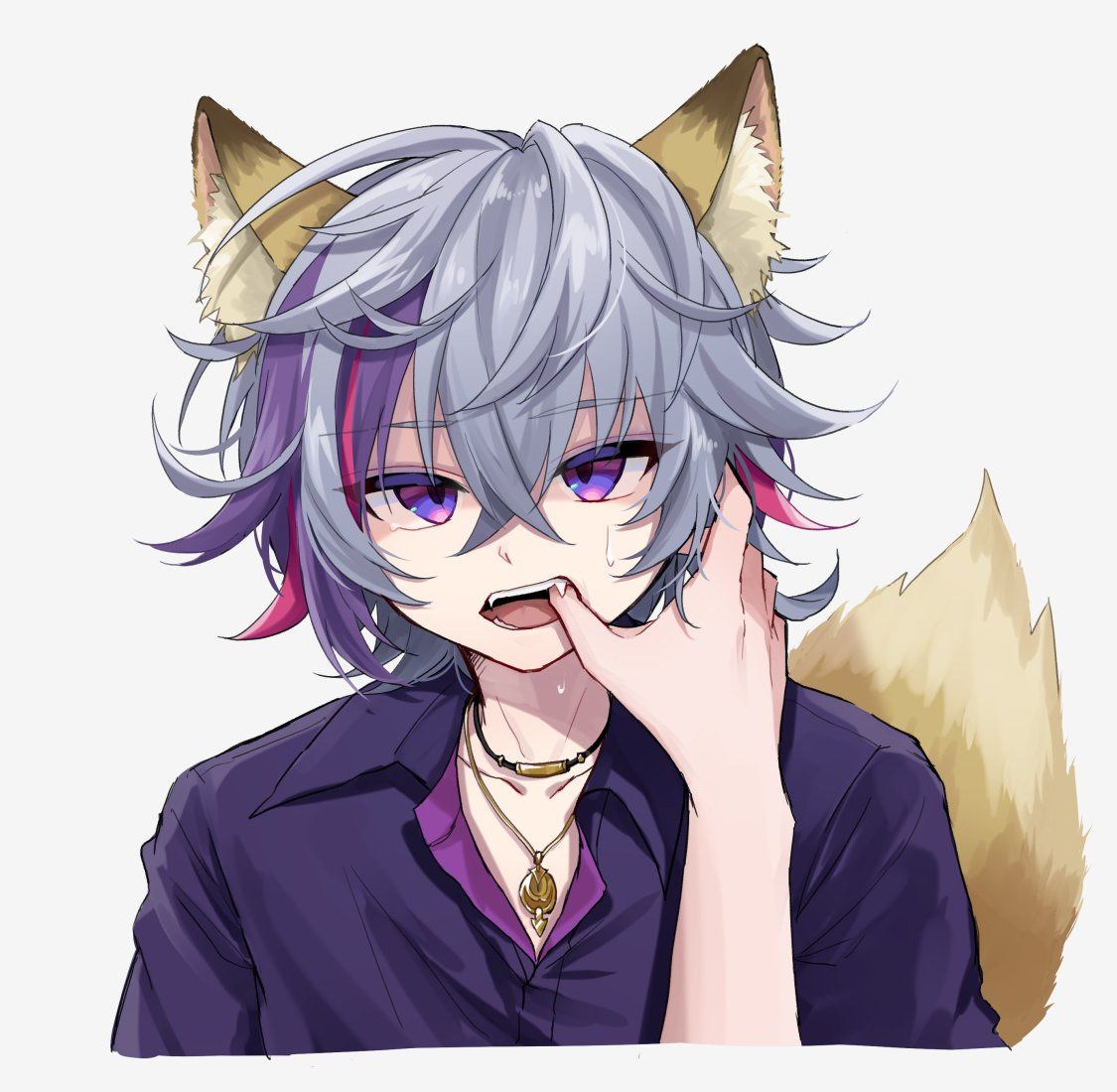 Fox shaped catboy