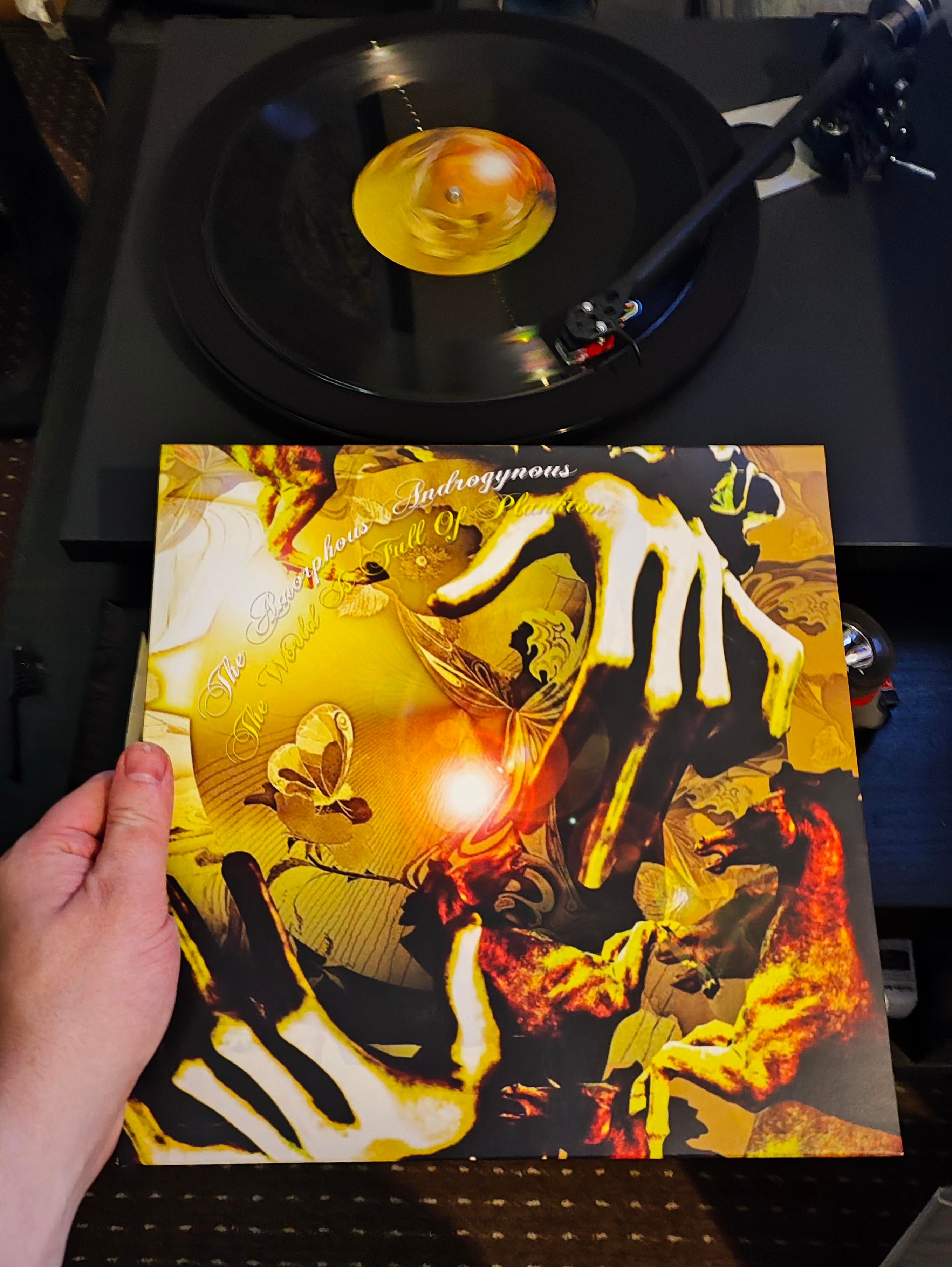 Hands in time and space vinyl cover artwork 