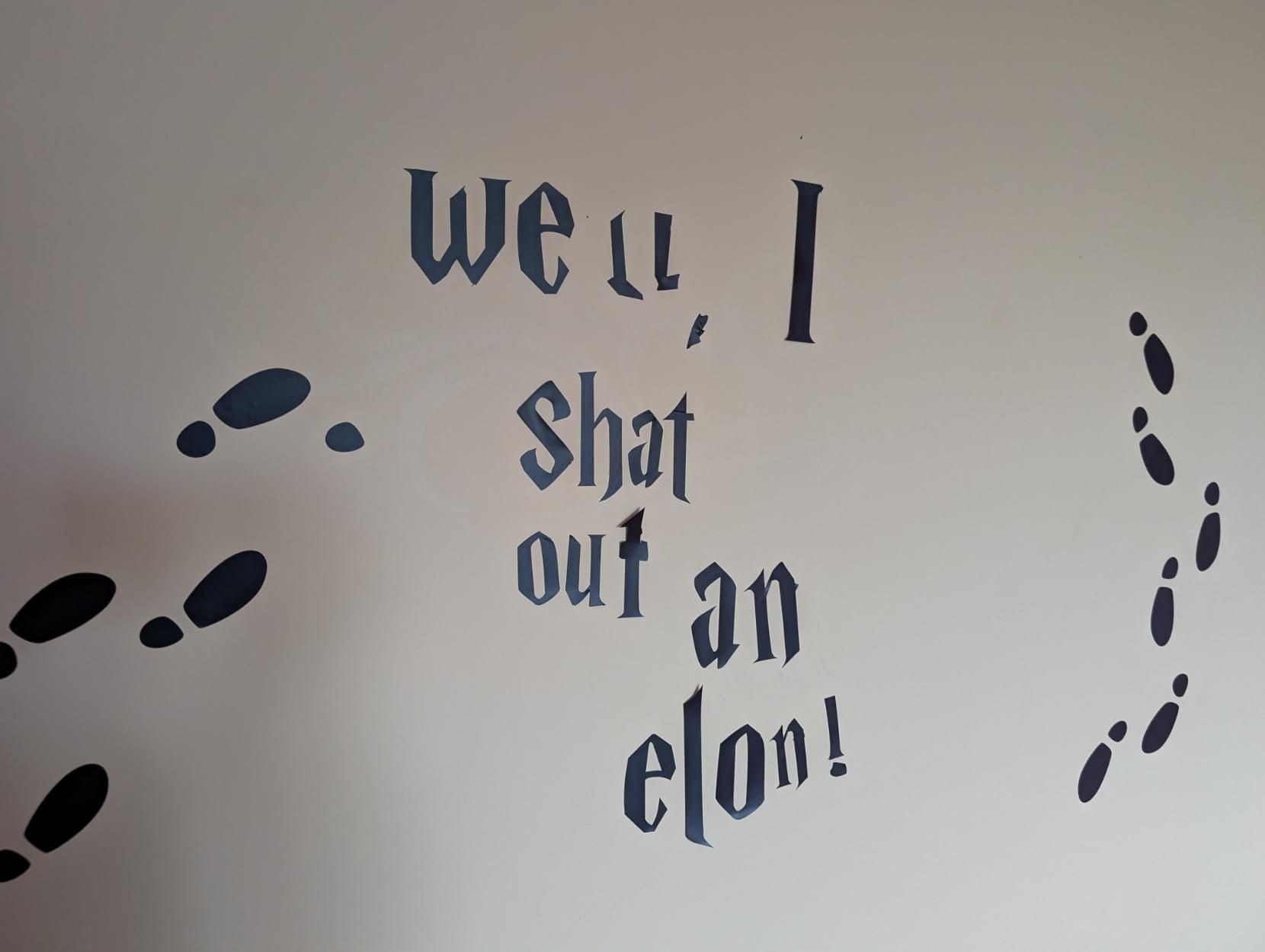 Well, I shat out an Elon!