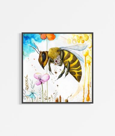 Keanne van de Kreeken henkeäsalpaavan kaunis ampiaistaulu.