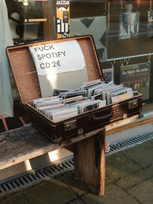 Fuck Spotify CD 2 euros