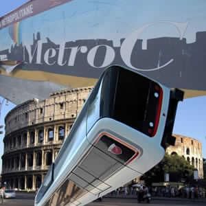 Infografica della Metro C e del Colosseo