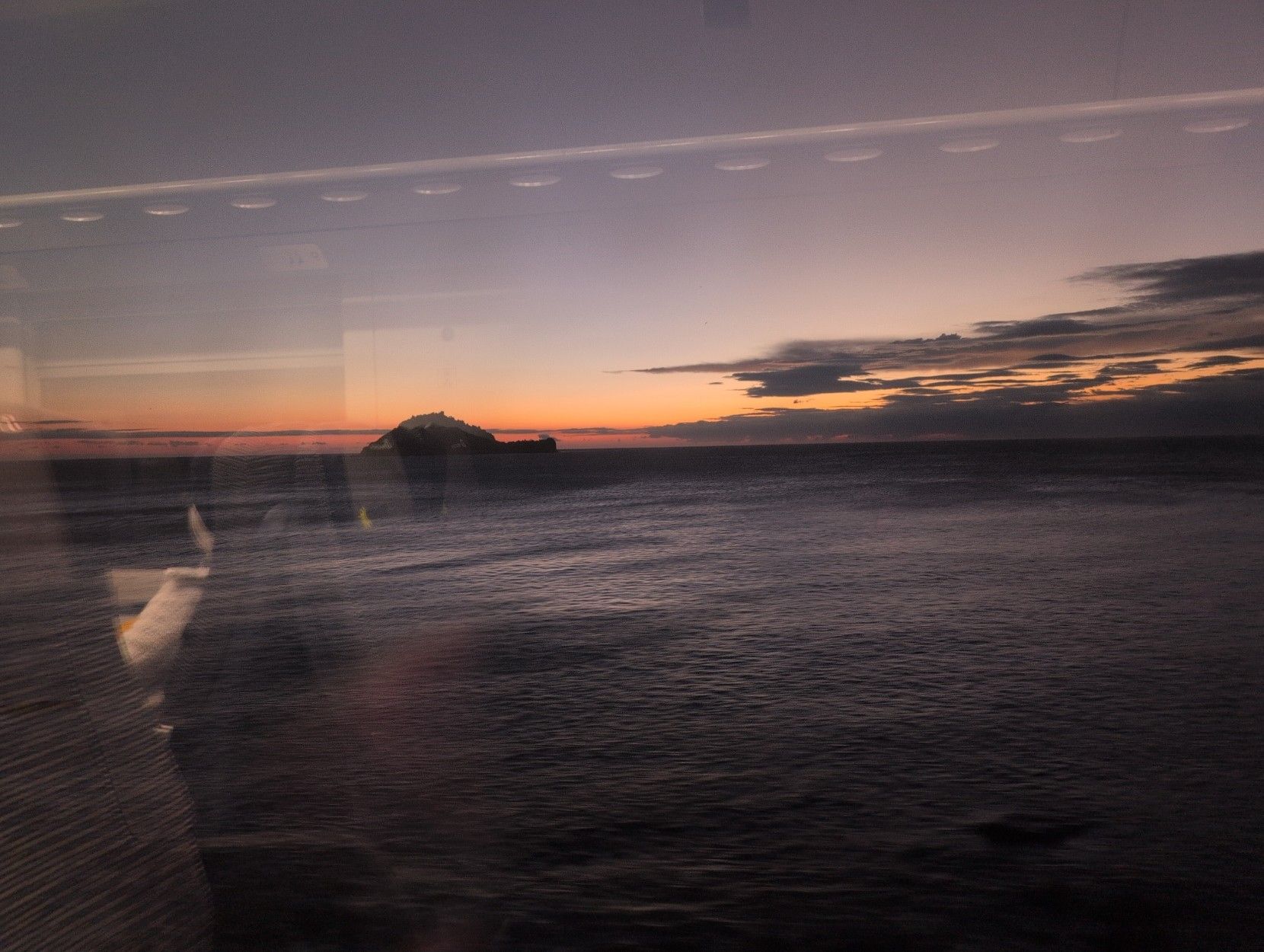 Gallinara Island at sunrise.