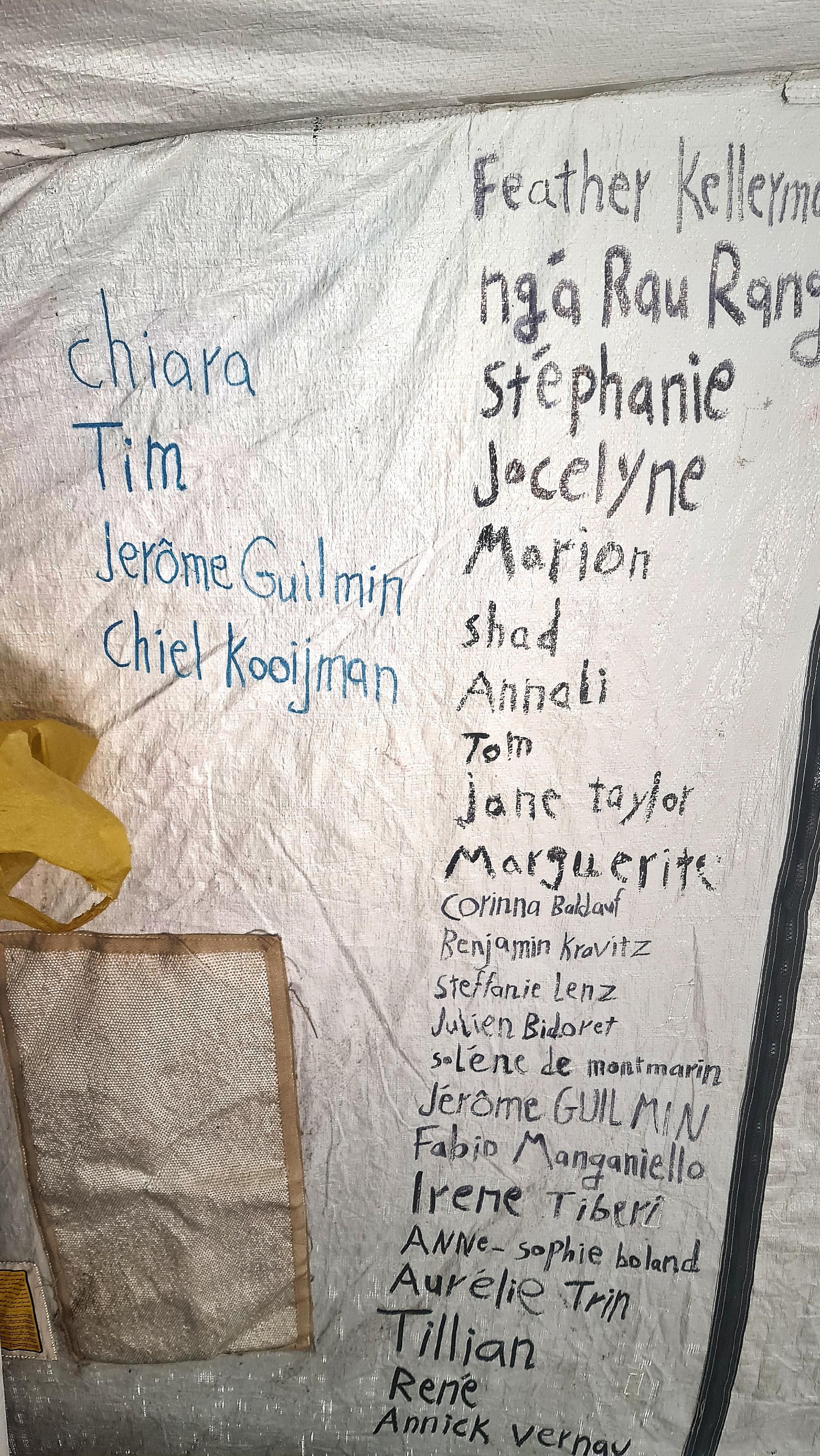 Today, the names of friends of humanity and loyalty were written on the list of supporters on my worn-out tent.
Heartfelt thanks to:
Chiara
Tim
Jerôme Guilmin
Chiel Kooijman
Your names are proof that humanity is still alive and that loyalty knows no borders or distances.
For anyone who wishes to join these generous people and support us, here is the link:
https://chuffed.org/project/144437
Sharing the link, a word of support, or a sincere prayer all of it makes a difference.
#gaza #palestine #FreePalestine