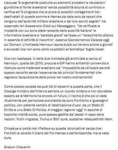 Il post originale su X (seconda parte)