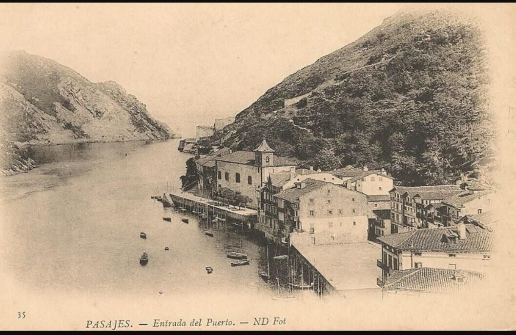 Postal. Pasajes Guipúzcoa. Entrada al Puerto.
https://paysbasqueavant.blogspot.com/