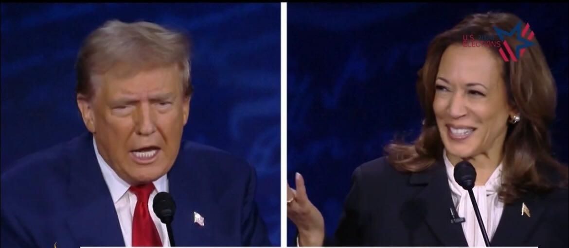 Trump and kamala Harris