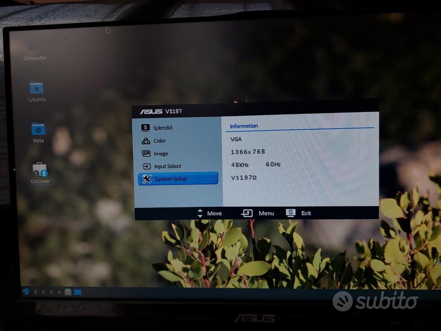 PC e monitor in regalo