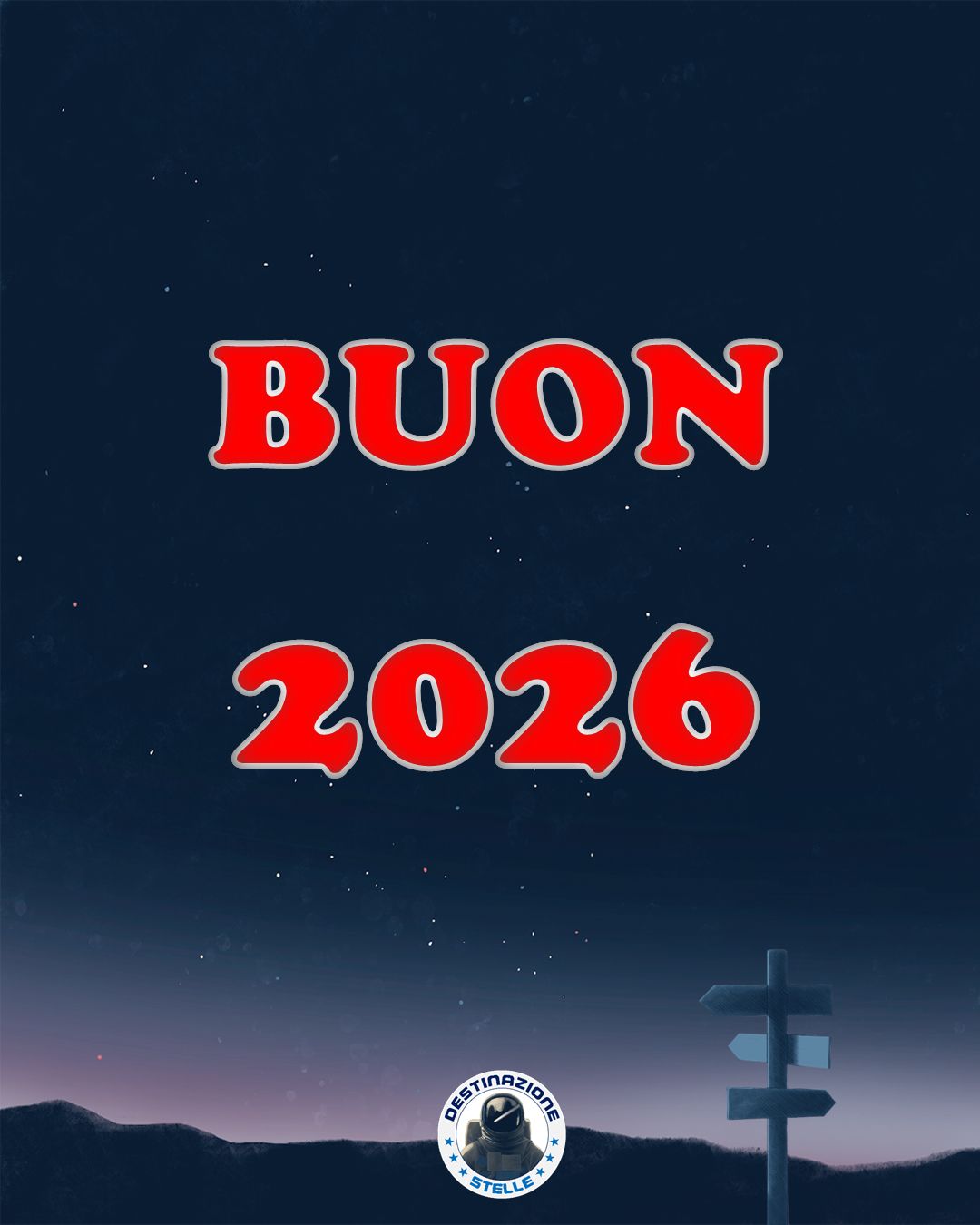Immagine con la scritta "Buon 2026"