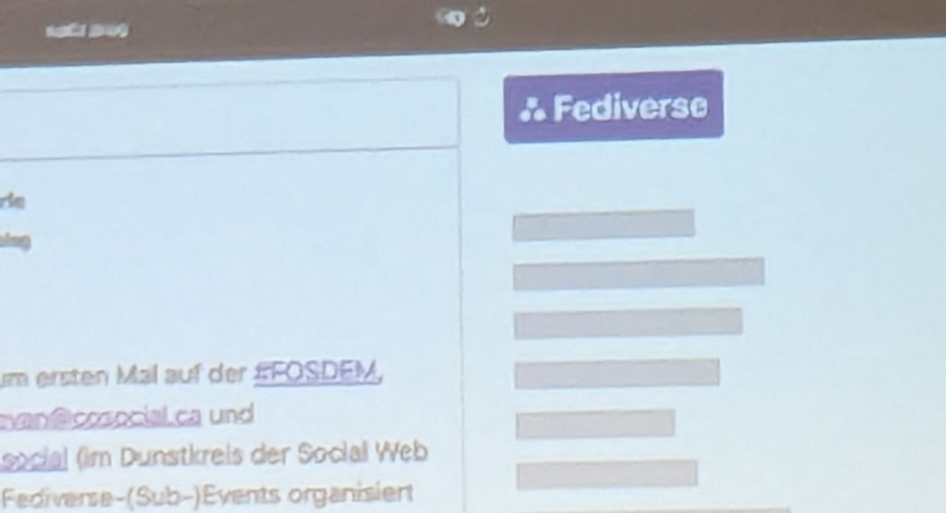 A screenshot of the fediverse post preview window showing the asterism before Follow 