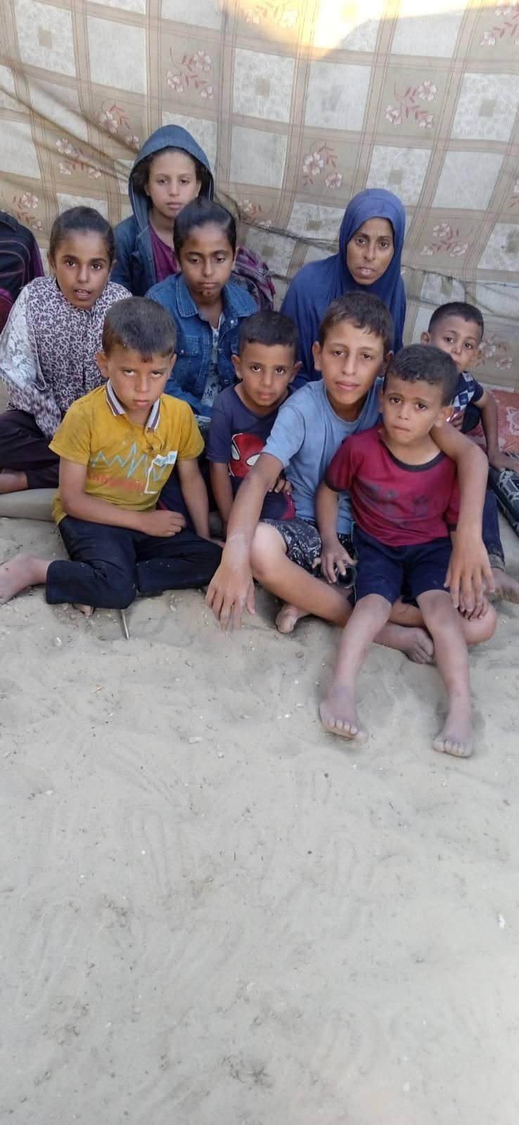 Faten and her children and their cousins