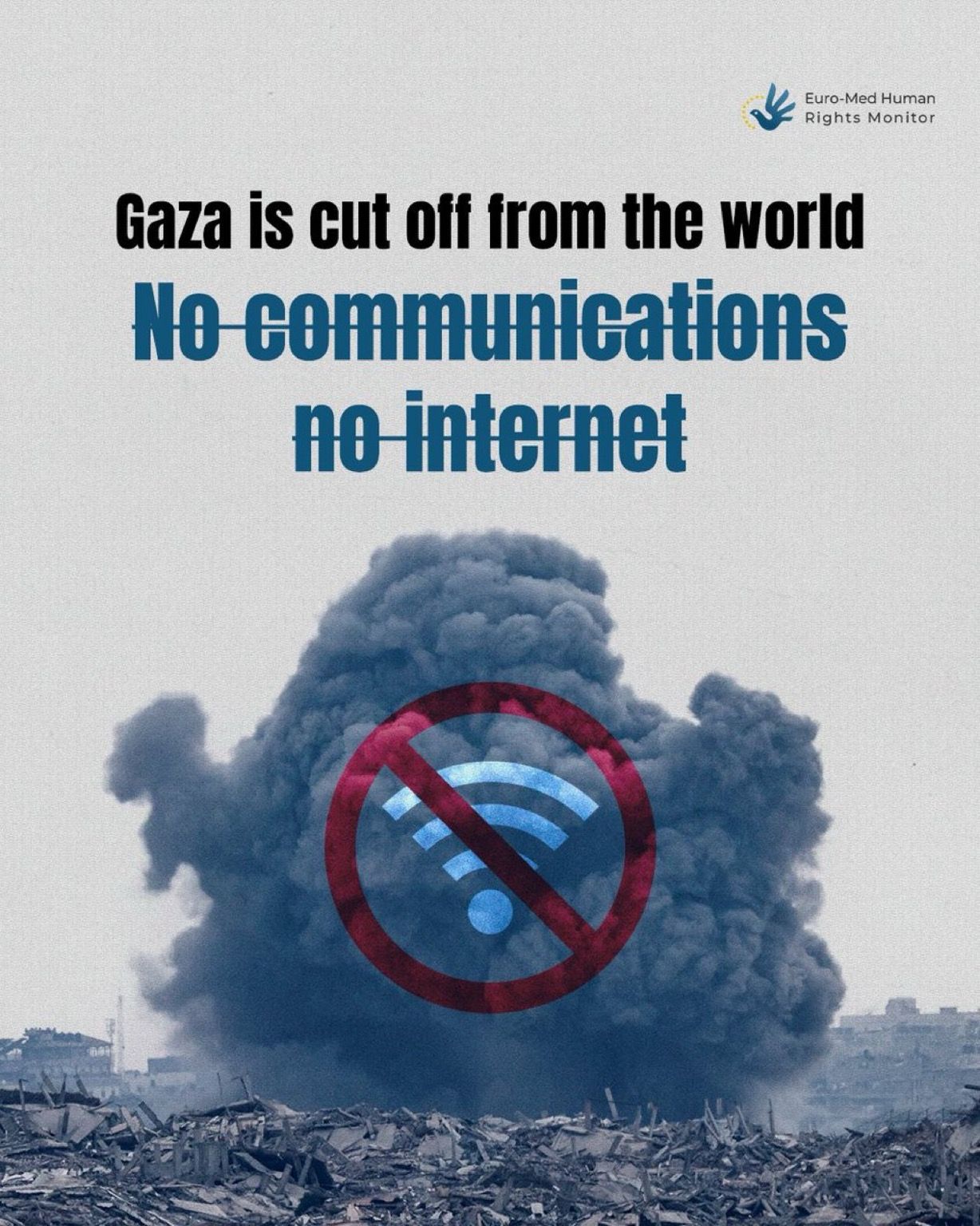 Cut wifi gaza