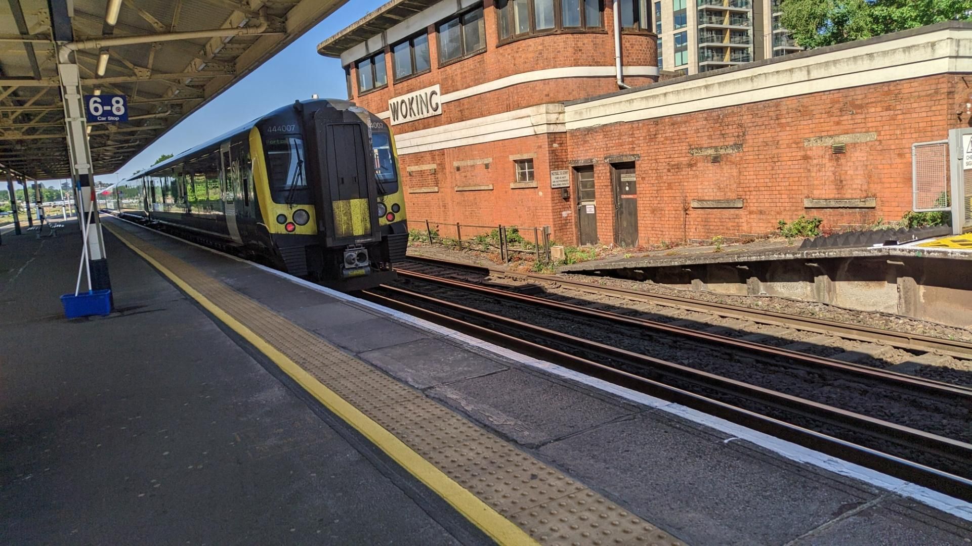 South Western Railways train at Woking