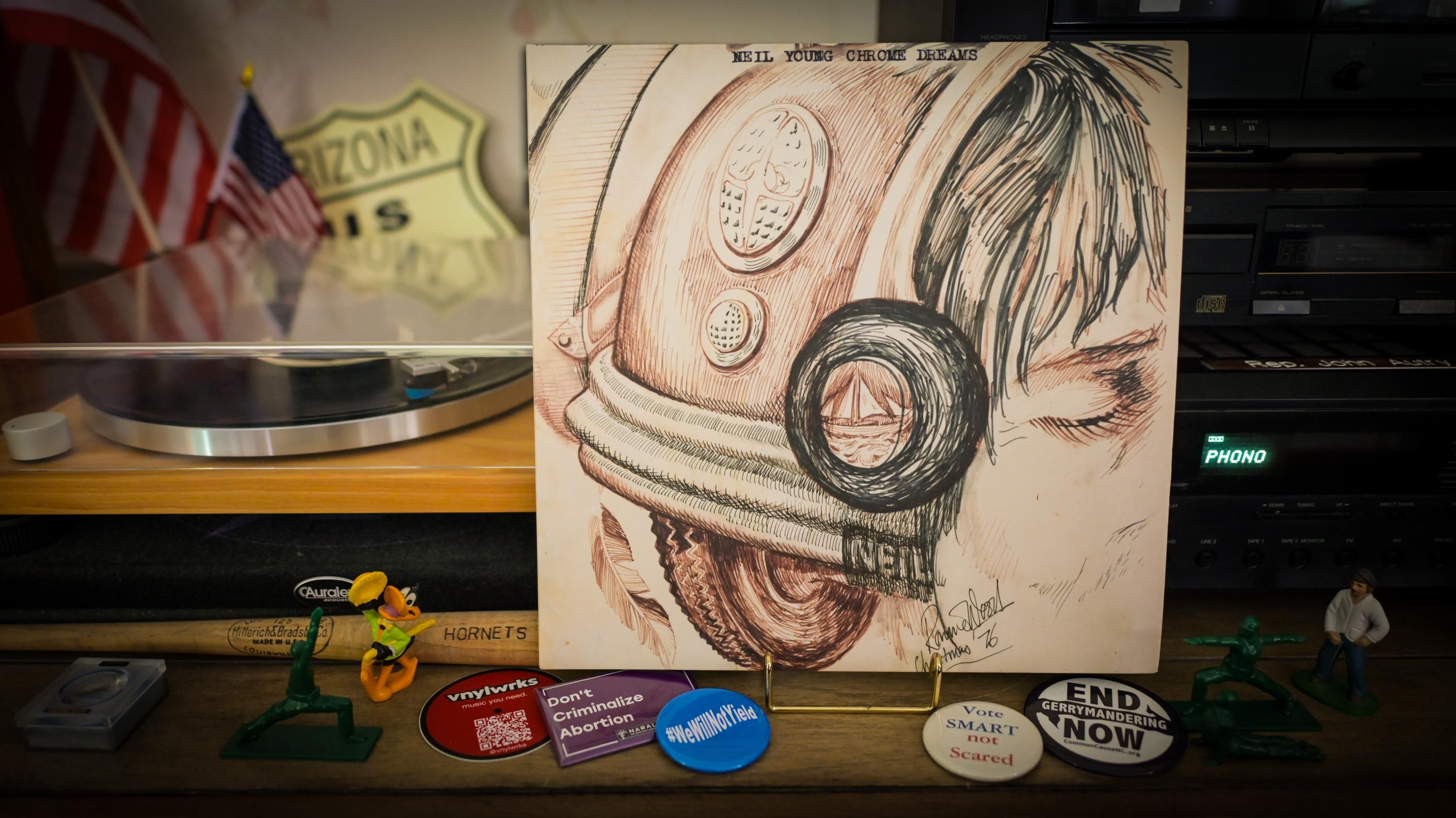 "Chrome Dreams" by Neil Young released on August 11, 2023. Recorded between 1974 and '77.