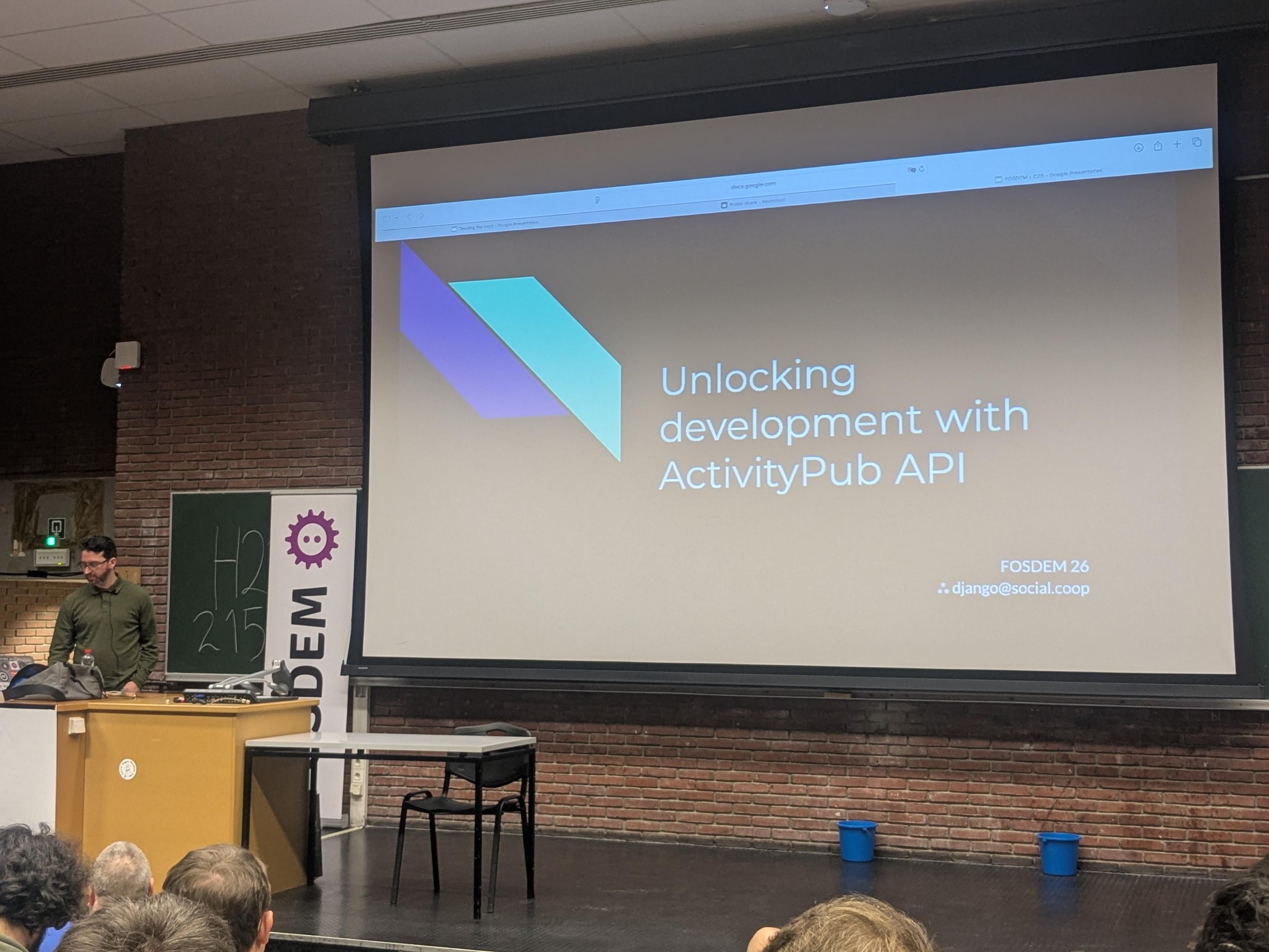 Unlocking development with ActivityPub API