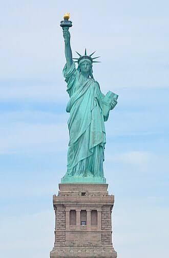 The statue of Liberty