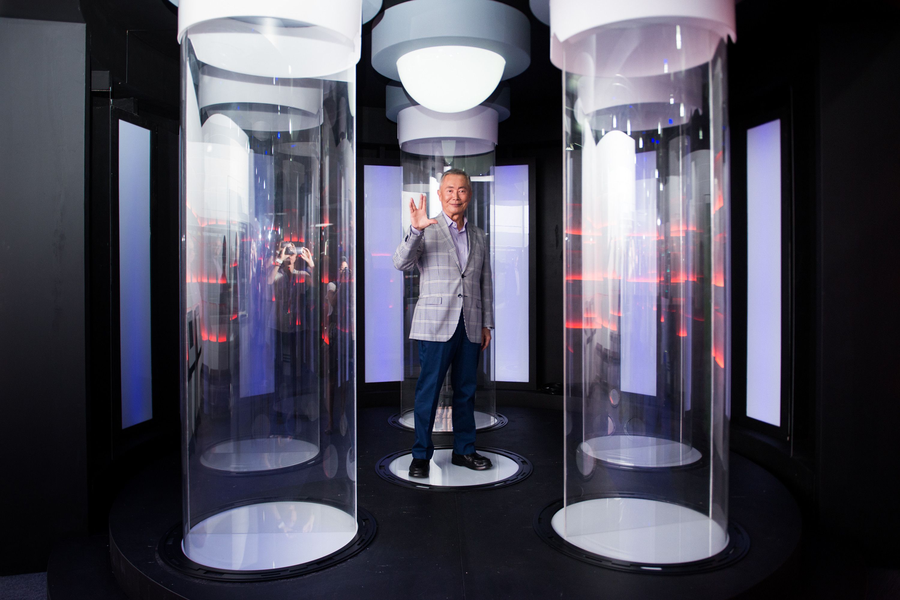 Actor George Takei attends the Star Trek: The Star Fleet Academy Experience at Intrepid Sea-Air-Space Museum on June 30, 2016 in New York City. (Photo by Noam Galai/WireImage)