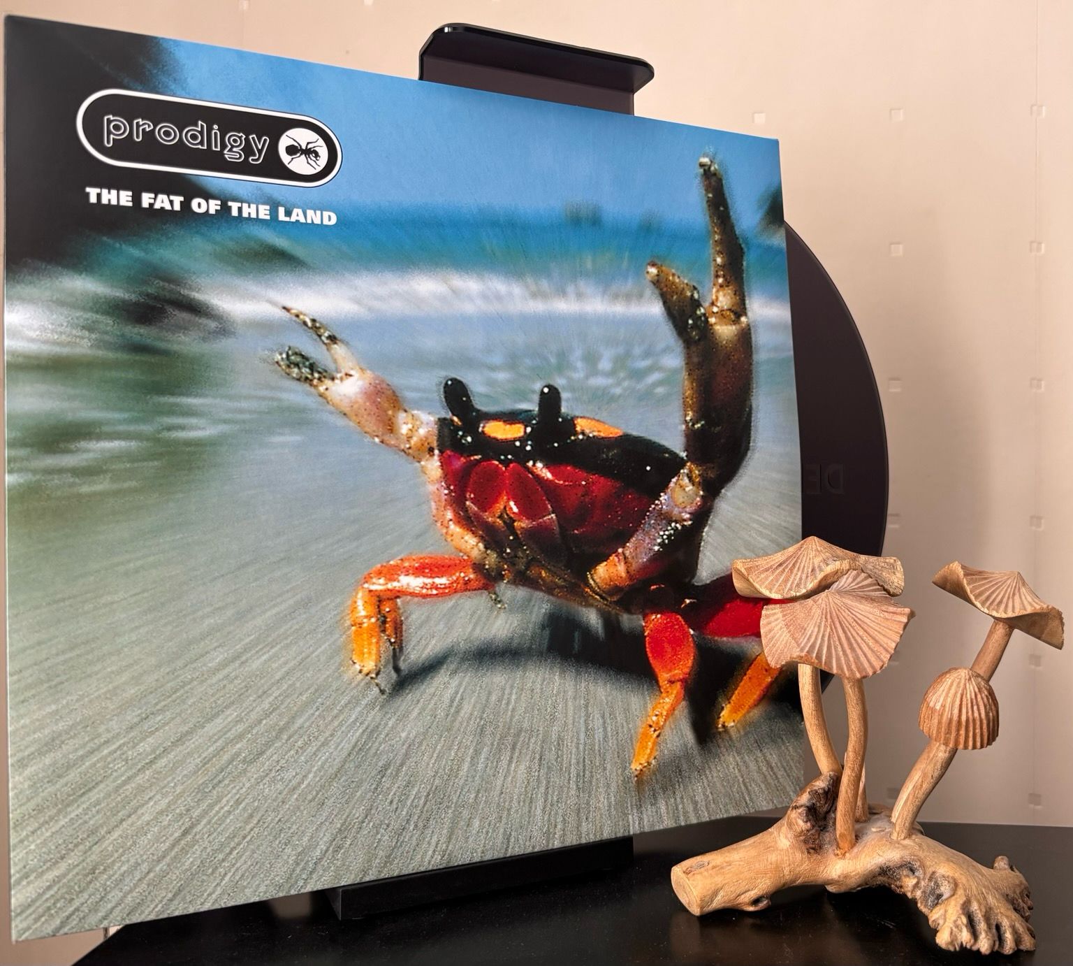 A moon crab giving it large. 