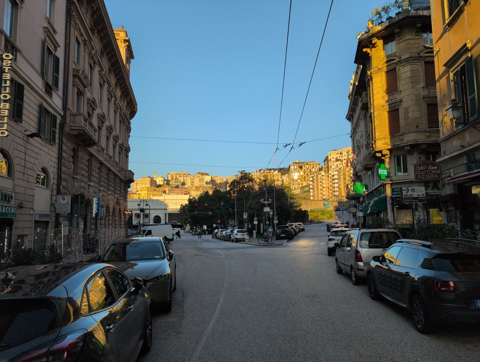 Genova Piazza Principe station and the streets around it.
