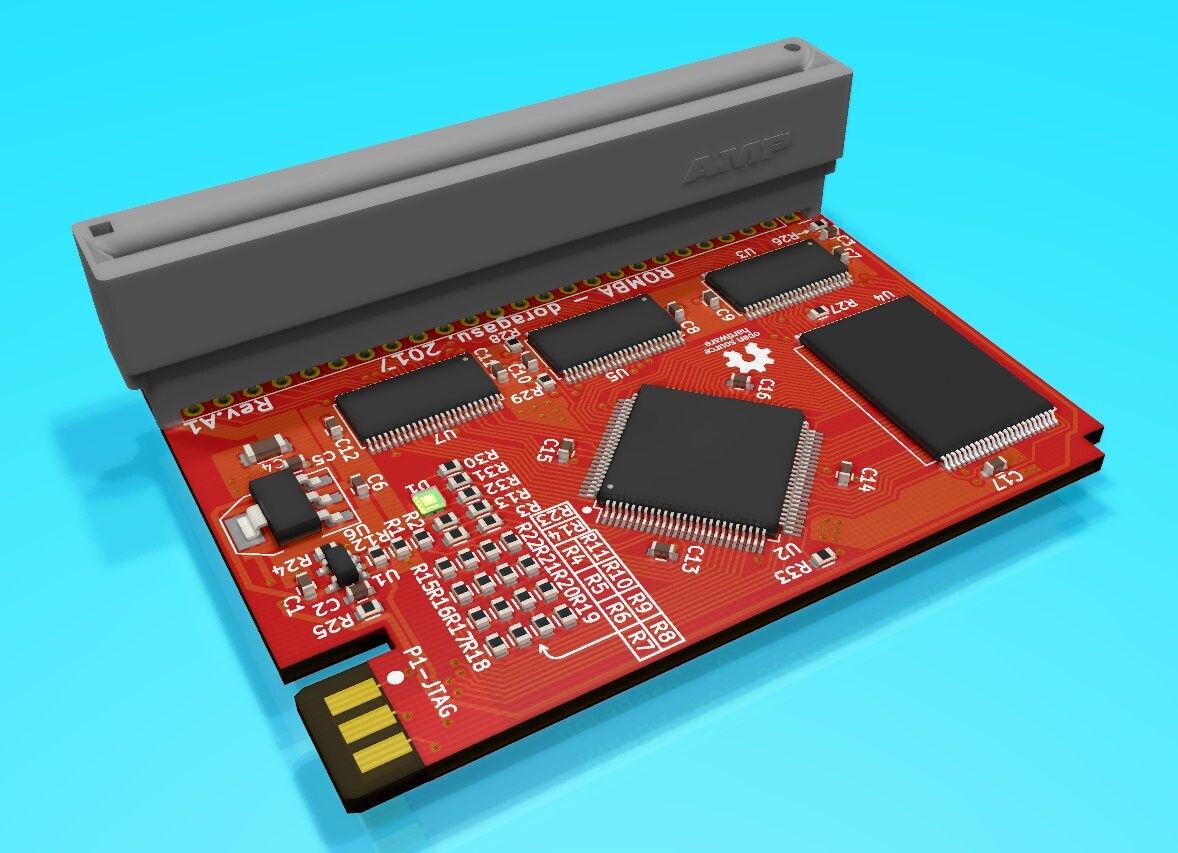 ROMBA cartridge 3D render