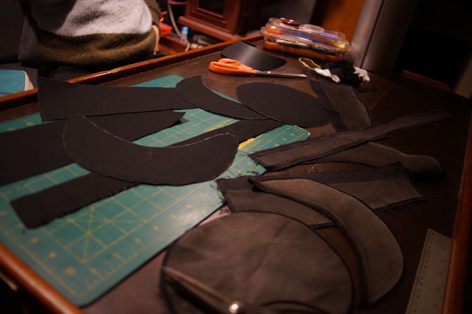 New pieces for the cap.