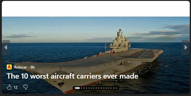 "the 10 worst aircraft carriers ever made"
