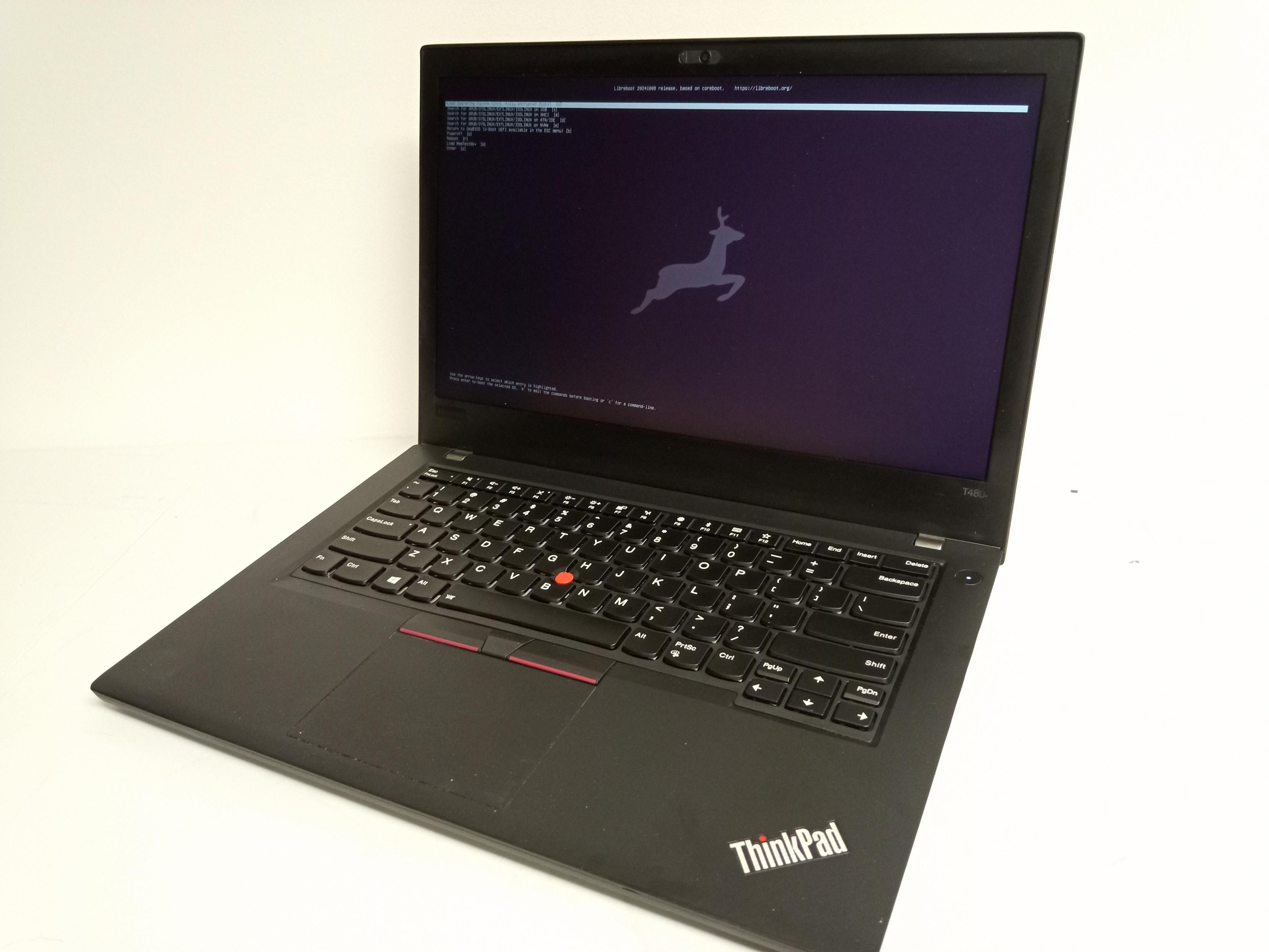 thinkpad t480 with libreboot preinstalled