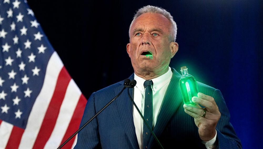 RFK Jr. Mandates All Americans Drink Mysterious Glowing Liquid