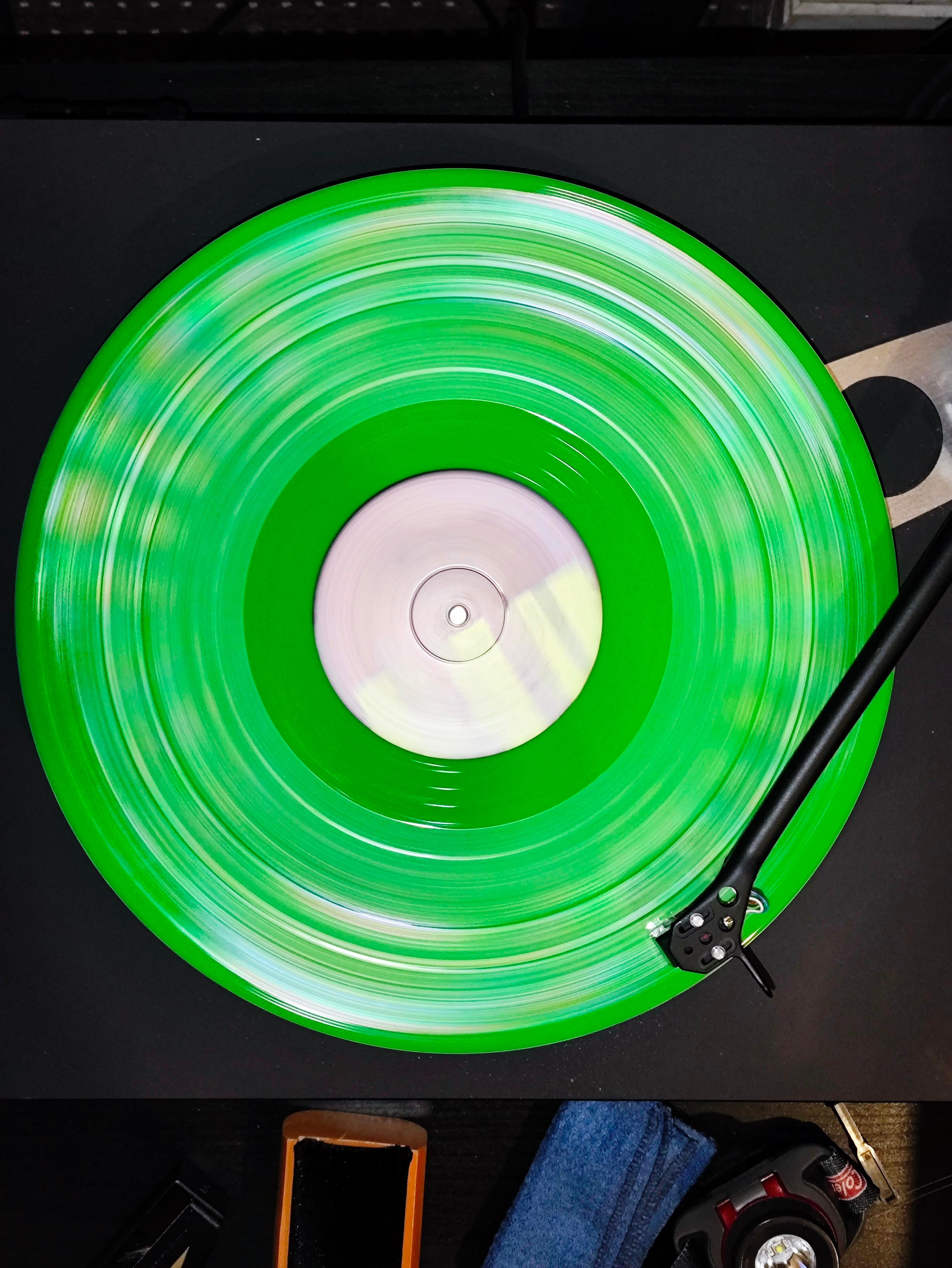 Grass green vinyl 