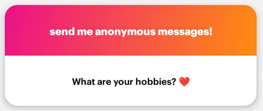 NGL question: What are your hobbies? ❤️