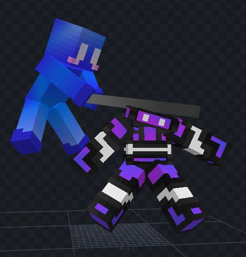 mel slamming inderix's head with a metal pipe, inderix's head being completely flattened