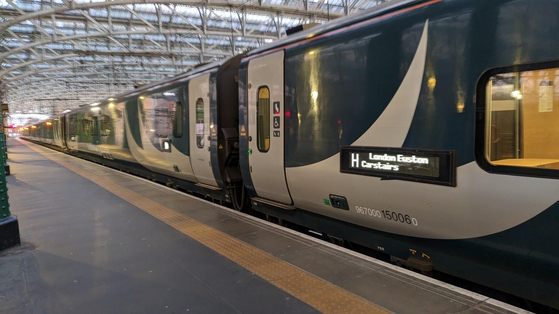 Caledonian Sleeper at platform