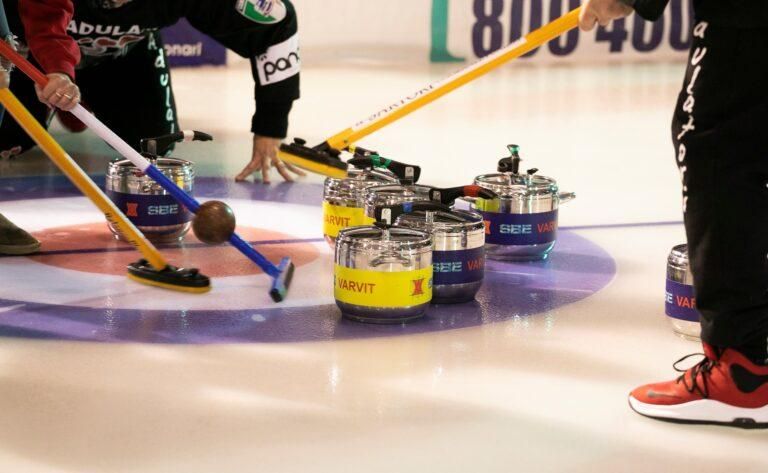 Curling played with pressure cookers.