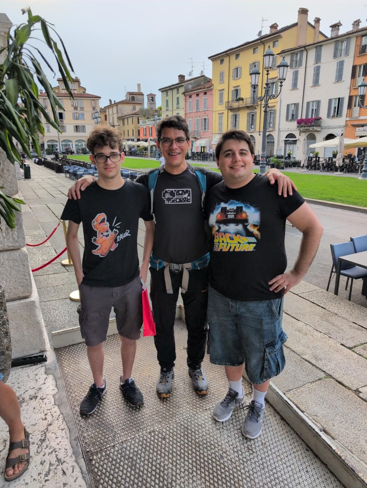Photo of me and ITzTravelInTime with Federico Mena.