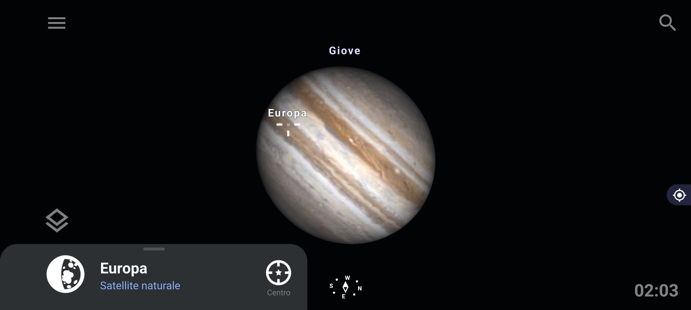 La luna Europa passa davanti a Giove proprio in questo momento 
02/02/2026 2:03