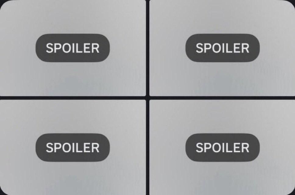 a 2x2 of spoiler tags over discord images 